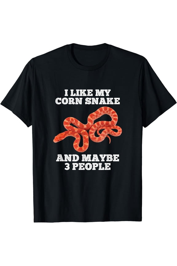 I Like My Corn Snake Snake Lover Reptile T-Shirt