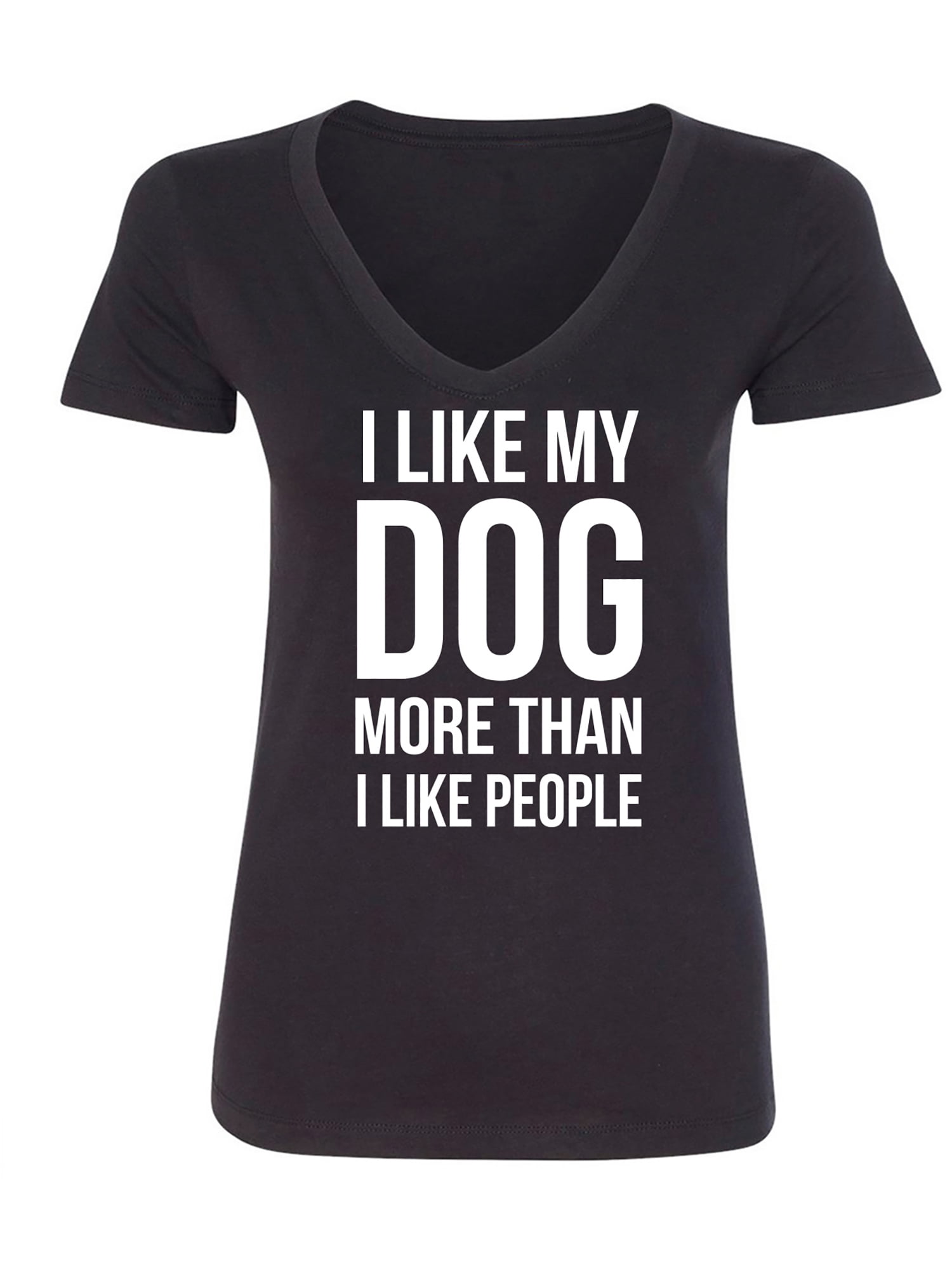 The More I Like My Dog Tee