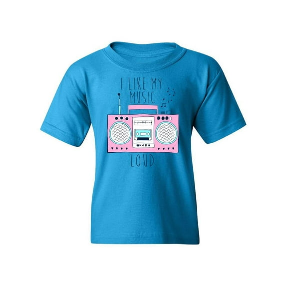 I Like My Music Loud T-Shirt Juniors -Image by Shutterstock, Small