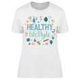 thumbnail image 1 of I Like My New Healthy Lifestyle T-Shirt Women -Image by Shutterstock, Female Large, 1 of 2