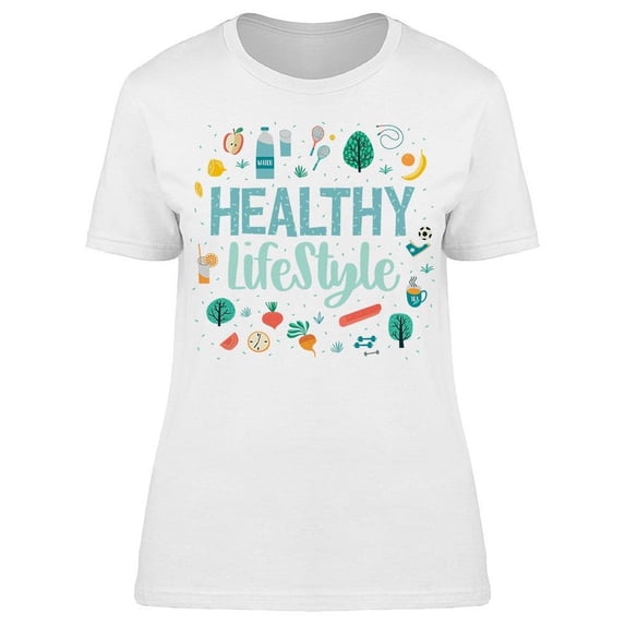 I Like My New Healthy Lifestyle T-Shirt Women -Image by Shutterstock, Female Large