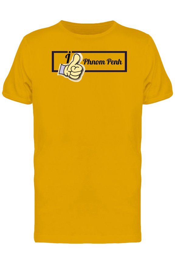 I Like Phnom Penh Thumbs Up Tee Men's -Image by Shutterstock
