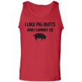 thumbnail image 1 of I Like Pig Butts And I Cannot Lie Adult Tank Top, 1 of 3