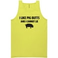 thumbnail image 1 of I Like Pig Butts And I Cannot Lie Neon Tank Top, 1 of 1
