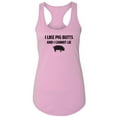 thumbnail image 1 of I Like Pig Butts And I Cannot Lie Racerback Tank, 1 of 3