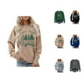 thumbnail image 1 of I Like Them Real Thick And Sprucey Christmas Sweatshirts for Women Long Sleeve Crewneck Funny Graphic Sweatshirt Pullover Top, 1 of 5