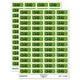 thumbnail image 1 of I Like This a Latke Lot Teacher Student School Sticker Set - Light Green - Matte Finish - 1.25" Mini, 1 of 7