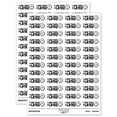 thumbnail image 1 of I Like This a Latke Lot Teacher Student School Sticker Set - White - Matte Finish - 1.25" Mini, 1 of 7