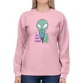 thumbnail image 1 of I Like Your Planet Sweatshirt Women -Smartprints Designs, Female XX-Large, 1 of 4
