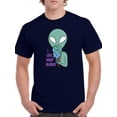 thumbnail image 1 of I Like Your Planet T-Shirt Men -Smartprints Designs, Male 3X-Large, 1 of 4
