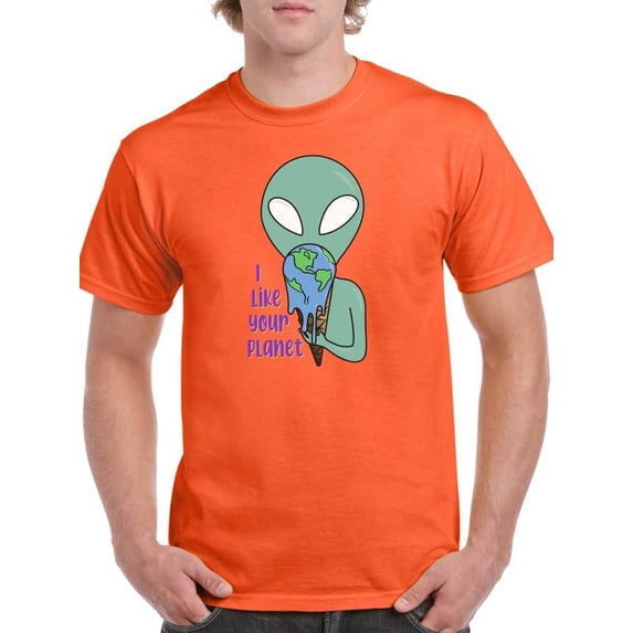 I Like Your Planet T-Shirt Men -Smartprints Designs, Male Small