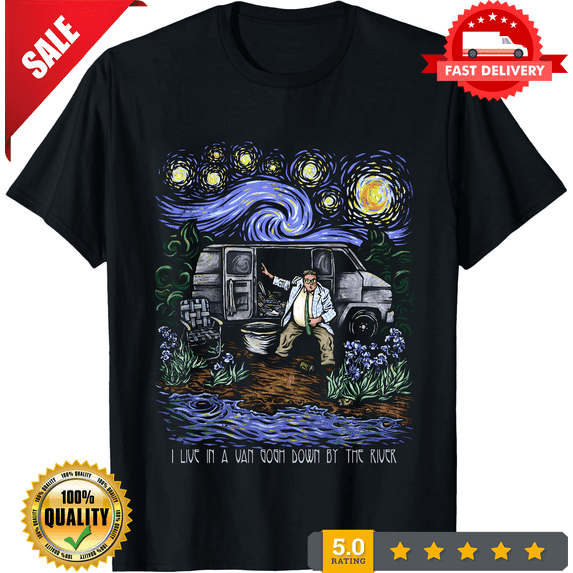 I Live In A Gogh Down By The River Unisex T-Shirt, ULTRA LIMITED-TH74238