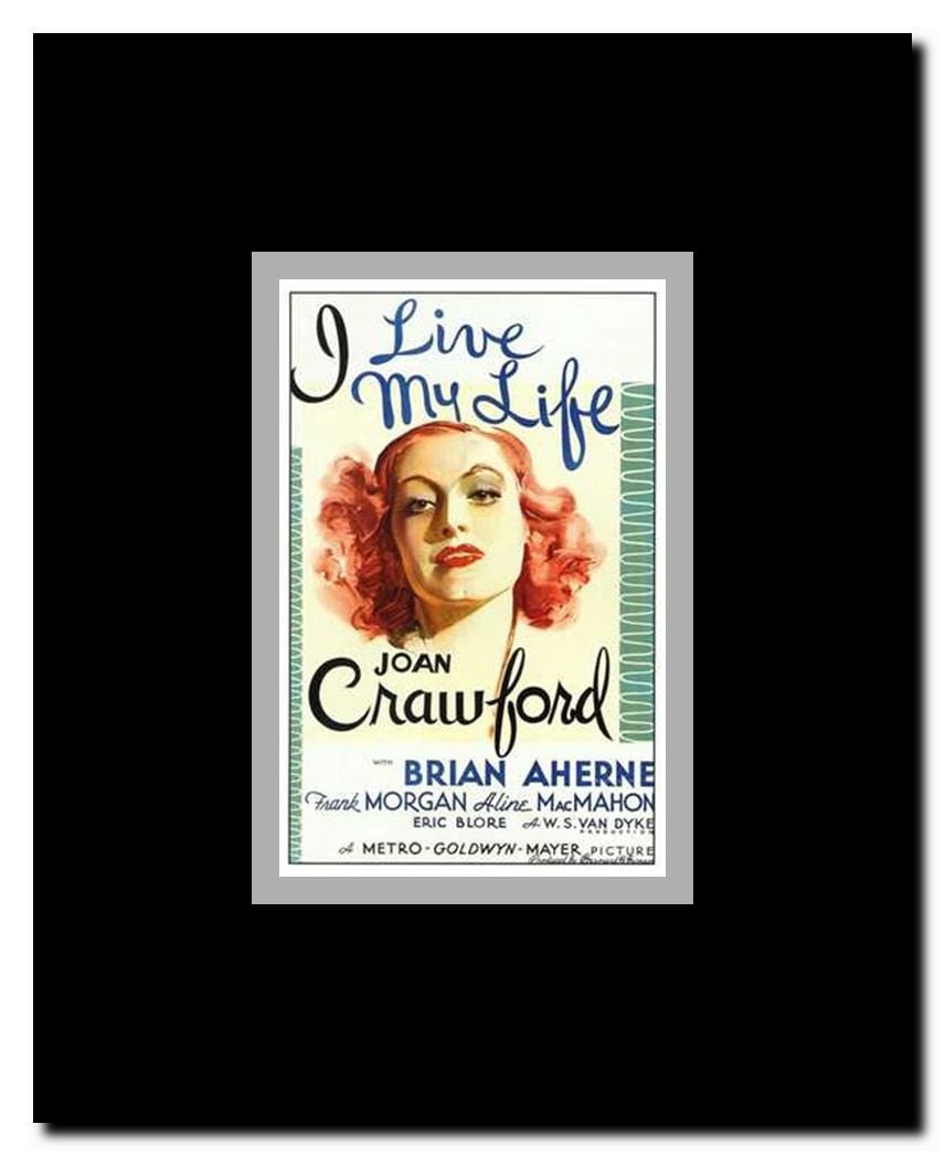 I Live My Life Framed Movie Poster