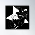 thumbnail image 1 of I'Ll "Cats" A Spell On You Poster Wall Art, Modern Wall Decor For Living Room Bedroom, 30x30 UNFRAMED, 1 of 3