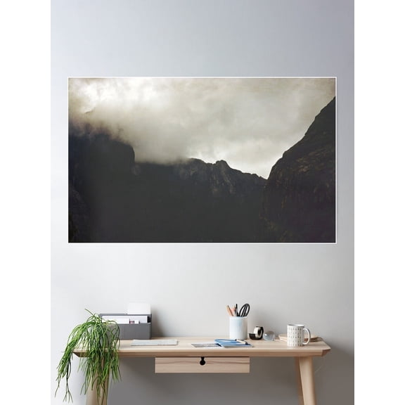 I'Ll Follow You Into The Dark Poster Wall Art, Modern Wall Decor For Living Room Bedroom, 12x18 UNFRAMED