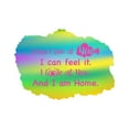 thumbnail image 1 of I Look At You And I Am Home When I Look At You I Can Feel It Love Quote Decal Wall Art Sticker Designs Vinyl Stickers For Home House Walls Rooms Windows Bedroom Decoration Size (26x26 inch), 1 of 3