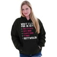 thumbnail image 1 of I Look For In Guys Rottweiler Lover Hoodie Sweatshirt Women Brisco Brands S, 1 of 6