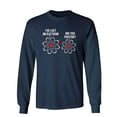 thumbnail image 1 of I Lost An Electron Are You Positive Sarcastic Novelty Gift Idea Adult Humor Funny Men's Long Sleeve Shirts, 1 of 3