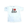 thumbnail image 1 of I Love <3 San Diego Fitted Shirt- White, XL, 1 of 1
