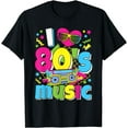 thumbnail image 1 of I Love 80s Music 80's Costume Eighties Theme Outfit 1980s T-Shirt, 1 of 4