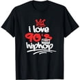 thumbnail image 1 of I Love 90's Hip Hop 1990s Music Party Costume Retro Vintage T-Shirt, 1 of 5