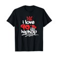 thumbnail image 1 of I Love 90's Hip Hop 1990s Music Party Costume Retro Vintage T-Shirt, 1 of 5