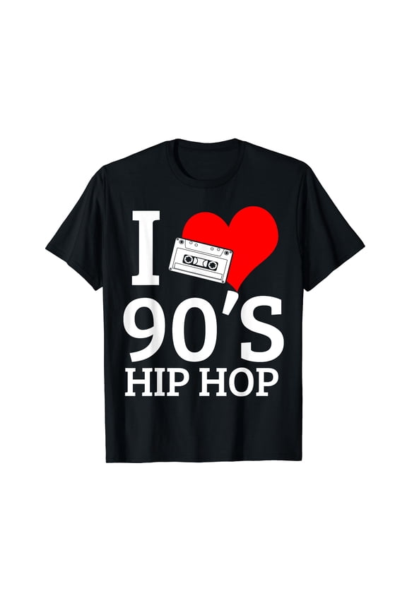 I Love 90's Hip Hop Rap T-Shirt