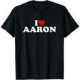 thumbnail image 1 of I Love Aaron - Heart T-Shirt, 1 of 3