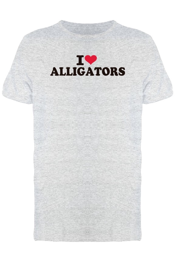 I Love Alligators Graphic Tee Men's -Image by Shutterstock