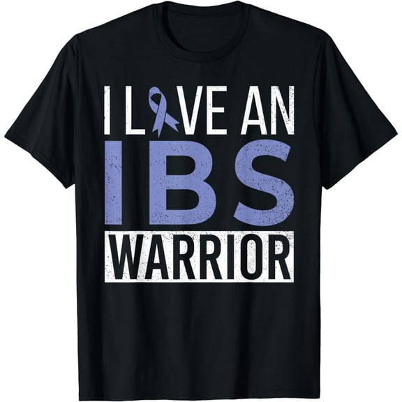 I Love An IBS Warrior Irritable Bowel Syndrome IBS Awareness T-Shirt