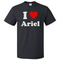 thumbnail image 1 of I Love Ariel T shirt I Heart Ariel Tee Gift, 1 of 2