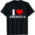 thumbnail image 1 of I Love Arizona T Shirt , I Heart Arizona Tee USA Shirt, 1 of 3