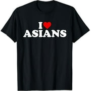 I Love Asians - Heart T-Shirt