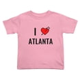 thumbnail image 1 of I Love Atlanta Funny Toddler T-Shirts for Boys Girls (Pink, Youth L), 1 of 5