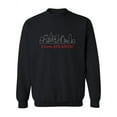 thumbnail image 1 of I Love Atlanta Red Letters Sweatshirt Women -Image by Shutterstock, Female 3X-Large, 1 of 4