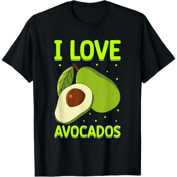 I Love Avocados T-ShirtPure cotton short-sleeved shirts for both men and women