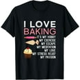 thumbnail image 1 of I Love Baking Gift Mom Christmas Cookies Cakes T-Shirt, 1 of 4