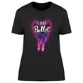 thumbnail image 1 of I Love Ballet Quote Graphic T-Shirt Women -Image by Shutterstock, Female Small, 1 of 2