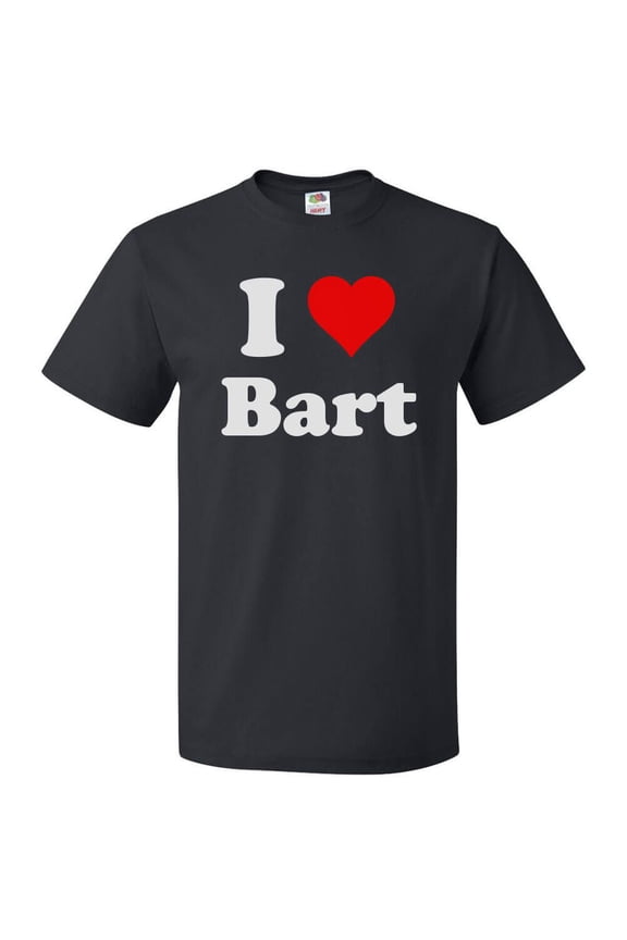 I Love Bart T shirt I Heart Bart Tee Gift