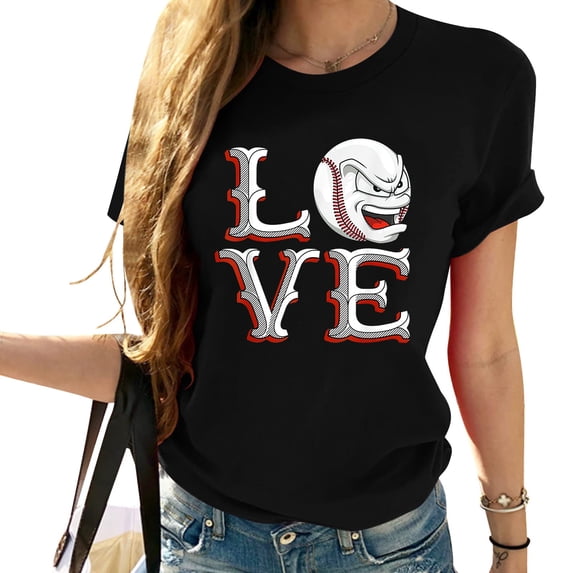 I Love Baseball Vintage Letters Pitcher Catcher Hitter Gift T-Shirt