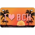 thumbnail image 1 of I Love Beach Novelty License Plate 7" x 4" Motorcycle, 1 of 1