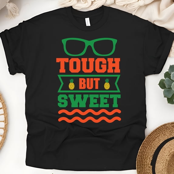 I Love Beach T-Shirt – Palm Tree & Wave Summer Graphic Tee, Black, Size L