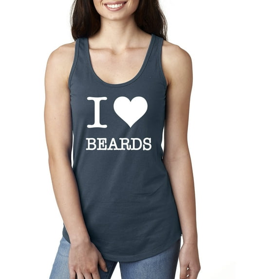 I Love Beards Racerback Tank