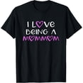 thumbnail image 1 of I Love Being A MomMom Cute Cool Mom-Mom T-Shirt, 1 of 3