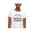 thumbnail image 1 of Notary Public T-Shirt – “I Love Being A Notary Public” Funny Notary Shirt, 100% Cotton Unisex Tee, 1 of 1