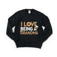 thumbnail image 1 of I Love Being Grandma Sunflower Bee Lover Cute Holiday Nana Granny Sweet Sweatshirt, for men & women, up to size 5XL, 1 of 3