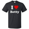 thumbnail image 1 of I Love Betty T shirt I Heart Betty Tee Gift, 1 of 2