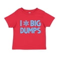 thumbnail image 1 of I Love Big Dumps Skiing Toddler T-Shirt 4T Red, 1 of 3