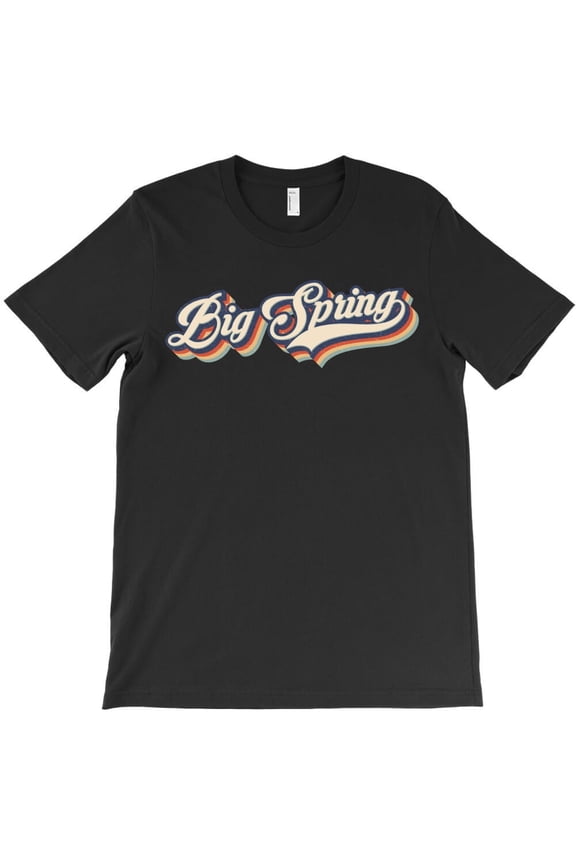 I Love Big Spring City USA Retro Vintage Themed Funny and Cool Hometown H41971 Unisex T-Shirt, Up to 5XL Available