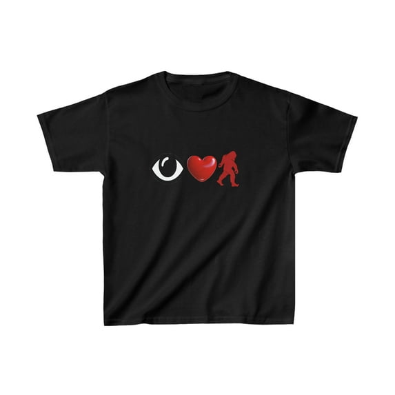 I Love Bigfoot Kids Heavy Cotton™ Tee
